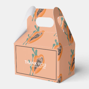 Papaya Tropisches Obst Danke Brautdusche Fa Geschenkschachtel
