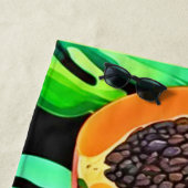 Papaya und Blätter Neues Muster Strandtuch (Beispiel)