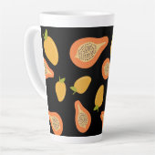Papaya- und Mangomuster Milchtasse (Linke Ecke)