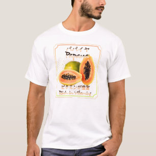 Papaya Vegan gesundes Obst und Gemüse T-Shirt
