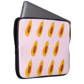 Papaya Vintag Pattern Laptopschutzhülle (Vorne Rechts)