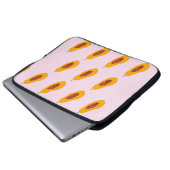Papaya Vintag Pattern Laptopschutzhülle (Vorne Knopf)