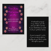 Papaya Visitenkarte (Vorne/Hinten)