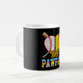 Papaya von beiden halben Baseball-Softball-Eiscrem Kaffeetasse (Vorderseite Links)