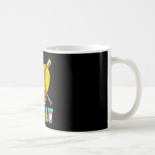 Papaya von beiden halben Baseball-Softball-Eiscrem Kaffeetasse