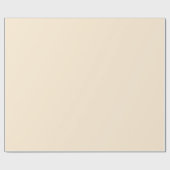 Papaya Whip Solid Color Geschenkpapier (Flach)