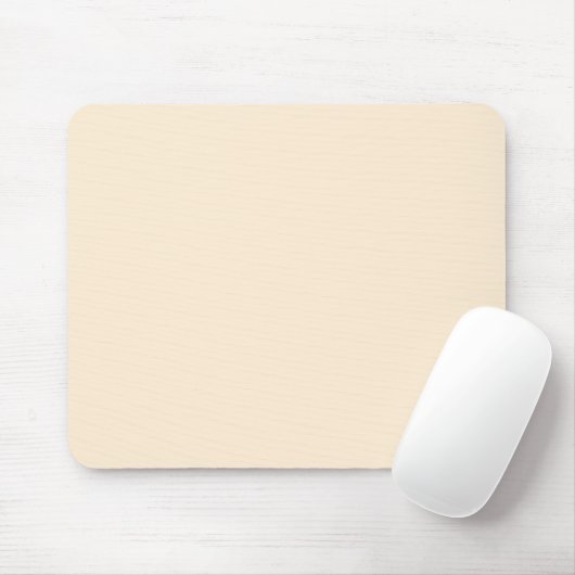 Papaya Whip Solid Color Mousepad (Mit Mouse)