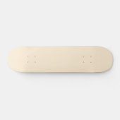 Papaya Whip Solid Color Skateboard (Horizontal)