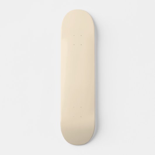 Papaya Whip Solid Color Skateboard (Vorne)