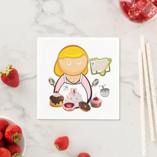 Papaykatins, Bäckerei Bake Cakes Eier Serviette (Beispiel)