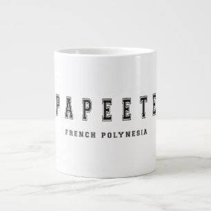 Papeete-Französisch-Polynesien Jumbo-Tasse