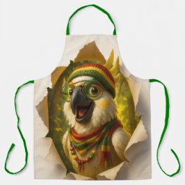 Papegaai Kookschort – Vrolijk Tropisch Design Schürze