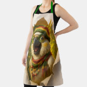 Papegaai Kookschort – Vrolijk Tropisch Design Schürze (InSitu)