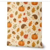 Papel de pared con patrón bosque de otoño tapete (Abrollen)