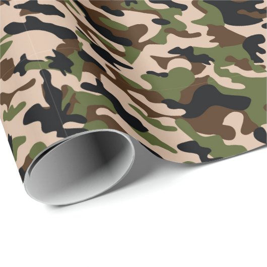 papel de presente Camuflado Geschenkpapier (Rolleneckpunkt)
