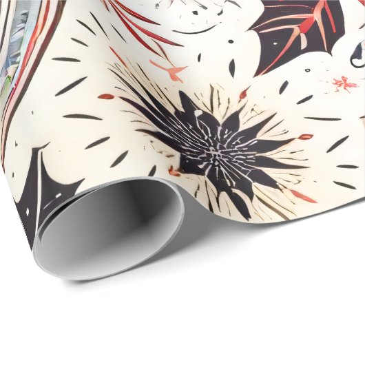 papel de presente geschenkpapier (Rolleneckpunkt)