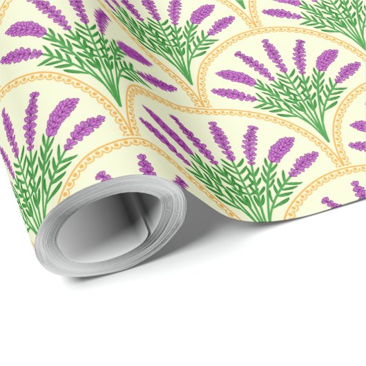 Papel De Presente Lavender Geschenkpapier (Rolleneckpunkt)