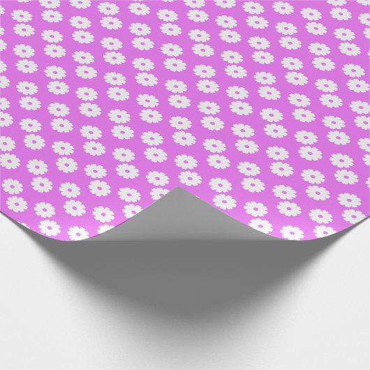 Papel de presente Rosa Flore branca  Geschenkpapier (Ecke)