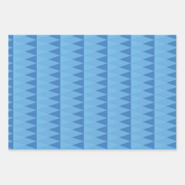 Papel de regalo azul geschenkpapier set