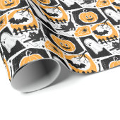 Papel De Regalo Beware of the cat! Geschenkpapier (Rolleneckpunkt)