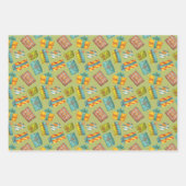 Papel de regalo con estampado de regalitos geschenkpapier set (Vorderseite)