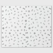 Papel de regalo con patas de perro geschenkpapier (Flach)