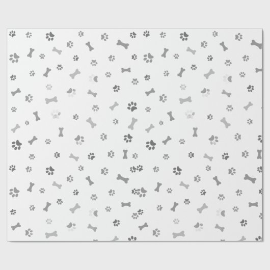 Papel de regalo con patas de perro geschenkpapier (Flach)