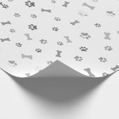Papel de regalo con patas de perro geschenkpapier (Ecke)