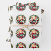 Papel de Regalo Corona de Navidad Geschenkpapier Set (Beispiel)