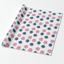 Papel De Regalo Cumpleaños Astronauta Pink Blue Geschenkpapier