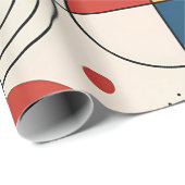 Papel de regalo diseño geométrico geschenkpapier (Rolleneckpunkt)