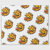 Papel de regalo diseño Pizza Mala Humor Geschenkpapier (Flach)