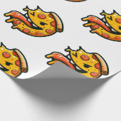 Papel de regalo diseño Pizza Mala Humor Geschenkpapier (Ecke)