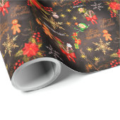 Papel de Regalo Elegante moderno en Mosaico Geschenkpapier (Rolleneckpunkt)