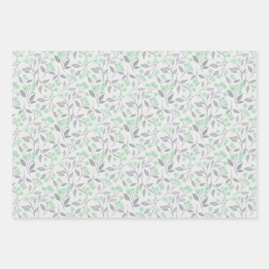 Papel de regalo floral geschenkpapier set (Vorderseite 2)