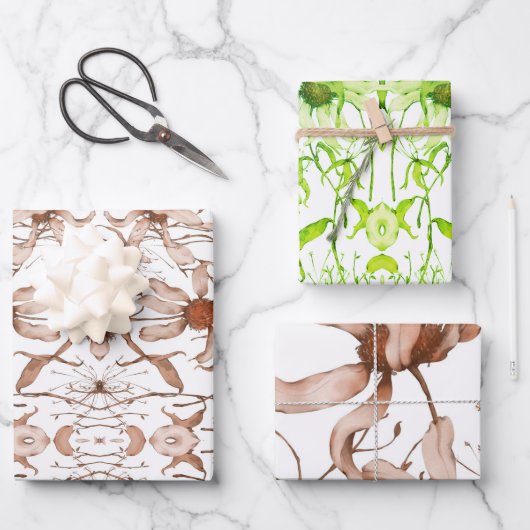 Papel de regalo geschenkpapier set (Vorderseite)