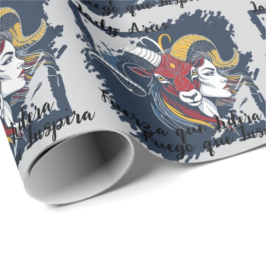 Papel de regalo Lady Aries Geschenkpapier (Rolleneckpunkt)