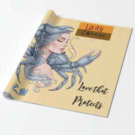 Papel de regalo Lady Cáncer – Envuelve con energía Geschenkpapier