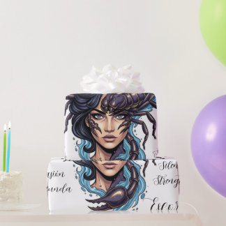 Papel de Regalo Lady Escorpio Geschenkpapier