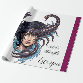 Papel de Regalo Lady Escorpio Geschenkpapier
