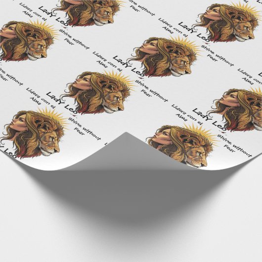 Papel de regalo Lady Leo Geschenkpapier (Ecke)