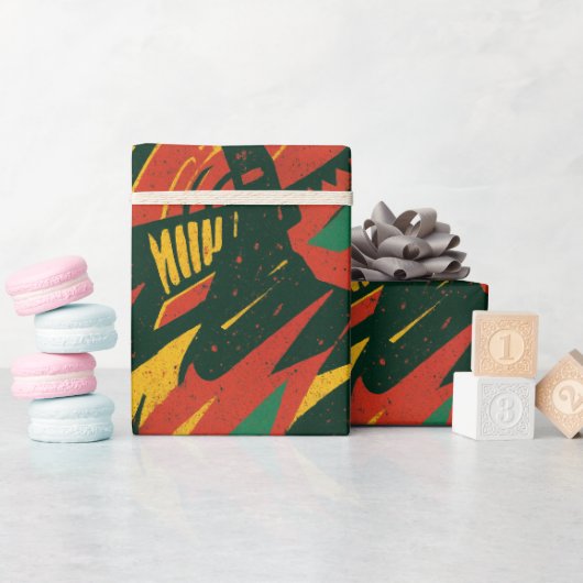 Papel de regalo motosierra geschenkpapier (Babyparty)