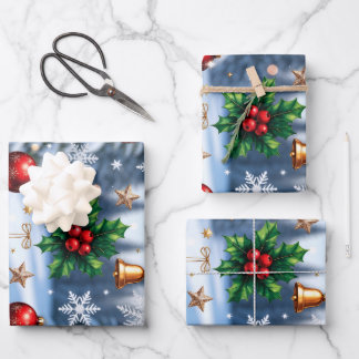 Papel de Regalo Navideño Exclusivo Geschenkpapier Set