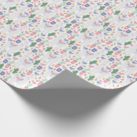 Papel de regalo Oh! Llama Llama Geschenkpapier (Ecke)