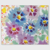 Papel de regalo original con diseño de flores geschenkpapier (Flach)