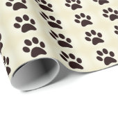 Papel de regalo que patas de gato geschenkpapier (Rolleneckpunkt)