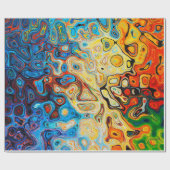 papel de regalo textura obra de arte abstracto geschenkpapier (Flach)