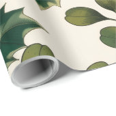 Papel de Reggalo , Susurro del Bosque: Botánica Geschenkpapier (Rolleneckpunkt)