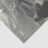 Papel De Seda 2 esqueletos en sus ataúdes Seidenpapier (Ausschnitt)