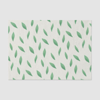 Papel de seda con diseño de hojas verdes seidenpapier